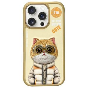 Nimmy Cool&Cute 2.0 Cat tok iPhone 16 Pro - bézs