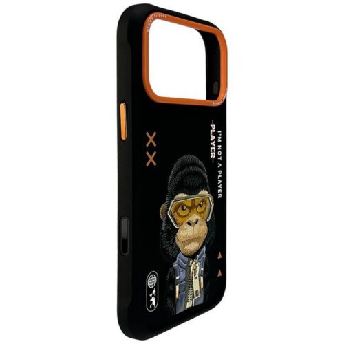 Nimmy Cool&Cute 2.0 Gorilla tok iPhone 17 Pro Max készülékhez fekete - Image 2