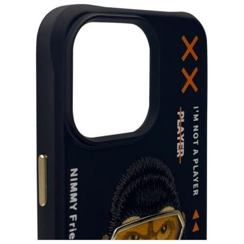 Nimmy Cool&Cute 2.0 Monkey tok iPhone 15 Pro - fekete - Image 2