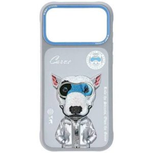 Nimmy Cool&Cute 2.0 kutya tok iPhone 17 Pro Max készülékhez szürke