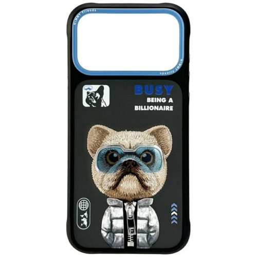Nimmy Cool&Cute 2.0 kutya tok iPhone 17 Pro készülékhez fekete