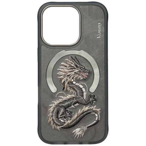 Nimmy Dragon MagSafe-kompatibilis tok iPhone 16 Pro Max - szürke - Image 2