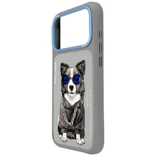 Nimmy szemüveg tok Cool Dog iPhone 17 Pro Max készülékhez szürke - Image 2