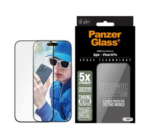 PANZERGLASS CERAMIC PROTECTION ULTRA-WIDE FIT képernyővédő üveg (3D