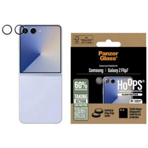 PANZERGLASS HOOPS kameravédő üveg (9H + segédkeret) ÁTLÁTSZÓ Samsung Galaxy Z Flip7 (SM-F766)