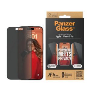 PANZERGLASS PRIVACY ULTRA-WIDE FIT képernyővédő üveg (3D