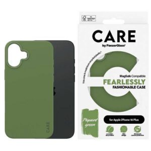 PanzerGlass Fashion MagSafe-kompatibilis tok iPhone 16 Plus - zöld