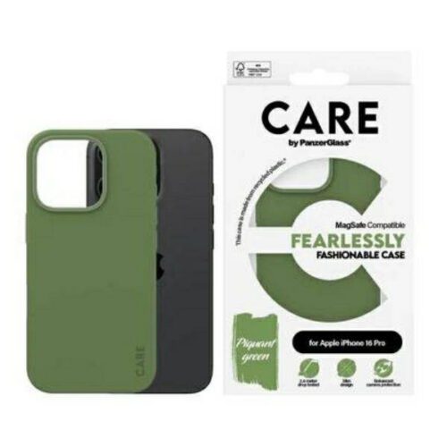 PanzerGlass Fashion MagSafe-kompatibilis tok iPhone 16 Pro - zöld