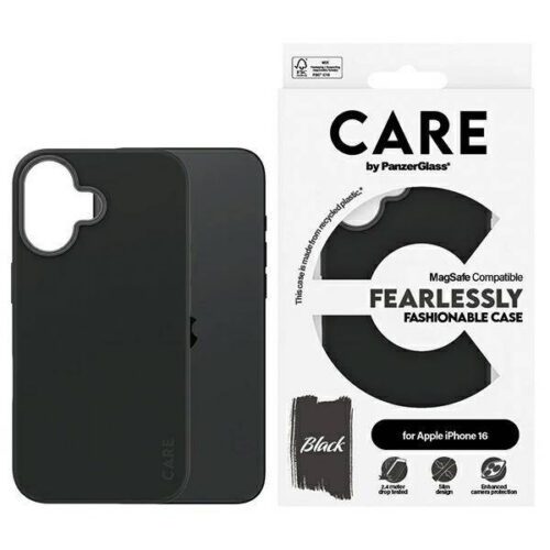 PanzerGlass Fashion MagSafe-kompatibilis tok iPhone 16 - fekete