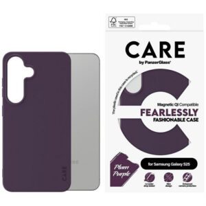 PanzerGlass Fashion QI MagSafe-kompatibilis tok Samsung Galaxy S25 - lila