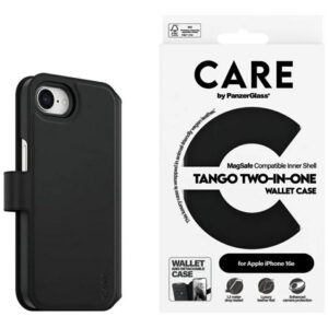 PanzerGlass Feature Tango könyvtok iPhone 16e - fekete