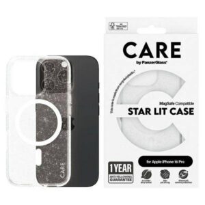 PanzerGlass Flagship Star Lit MagSafe-kompatibilis tok iPhone 16 Pro - fehér