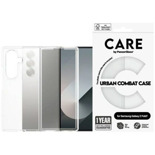 PanzerGlass Flagship Urban Combat tok Samsung Galaxy Z Fold7 - átlátszó