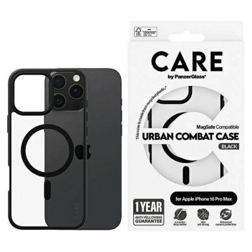 PanzerGlass Flagship Urban MagSafe-kompatibilis tok iPhone 16 Pro Max - fekete