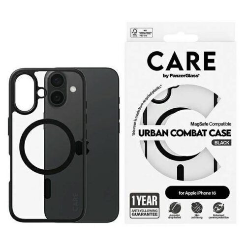 PanzerGlass Flagship Urban MagSafe-kompatibilis tok iPhone 16 - fekete