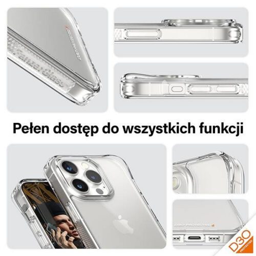 PanzerGlass HardCase tok iPhone 15 Pro - átlátszó - Image 2
