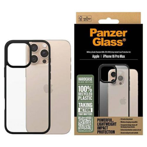 PanzerGlass HardCase tok iPhone 16 Pro Max - fekete