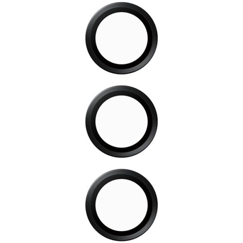 PanzerGlass Hoops Camera kamera lencse védő üvegfólia fekete szegéllyel Samsung Galaxy S24 Plus - Image 2