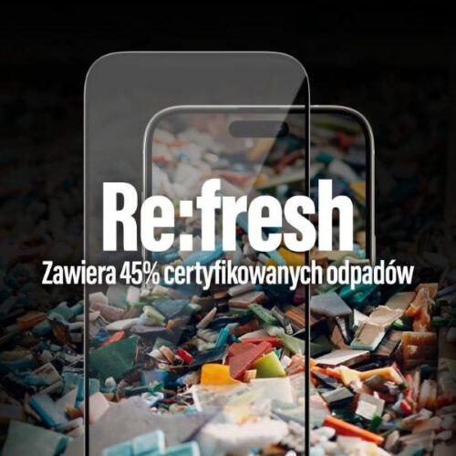 PanzerGlass Re:fresh Glass oleofób edzett üveg fekete szegéllyel felhelyezést segítő kerettel iPhone 15 Plus - Image 2