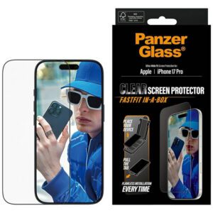 PanzerGlass Ultra-Wide Fit Fastfit edzett üveg iPhone 17 Pro készülékhez