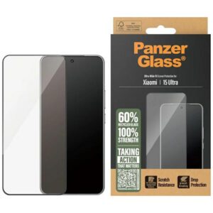 PanzerGlass edzett üveg fekete szegéllyel Xiaomi 15 Ultra