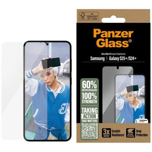 PanzerGlass edzett üveg kijelzővédő Samsung Galaxy S25 Plus