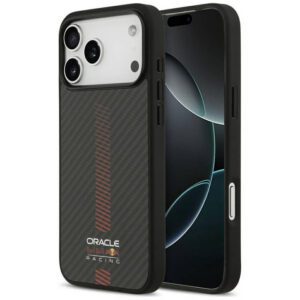 Red Bull Kevlar Powerbar MagSafe tok iPhone 17 Pro Max készülékhez fekete