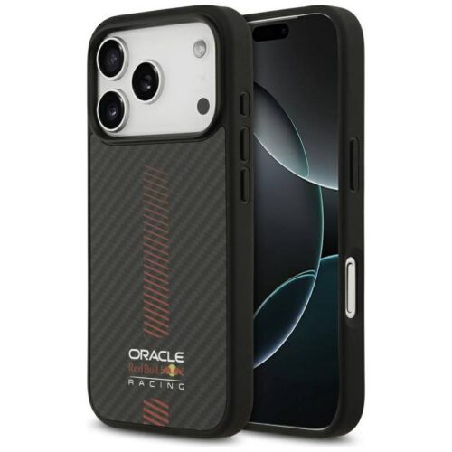 Red Bull Kevlar Powerbar MagSafe tok iPhone 17 Pro-hoz fekete