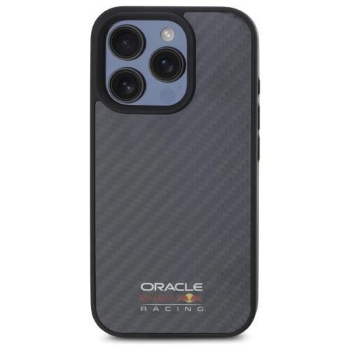 Red Bull RBHMP16X24CFILSK Carbon Fiber Shiny Logo MagSafe-kompatibilis tok iPhone 16 Pro Max - fekete - Image 2