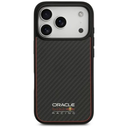Red Bull kevlár logós tok Matt MagSafe iPhone 17 Pro-hoz fekete - Image 2