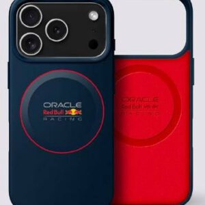 Red Bull szilikon Red Ring MagSafe tok iPhone 17 Pro Max-hoz Navy Blue kék