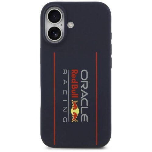 Red Bull szilikon túlméretezett függőleges logó MagSafe tok iPhone 17-hez Tengerészkék - Image 2