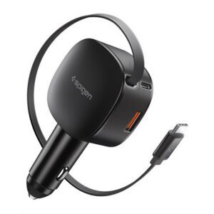 SPIGEN ESSENTIAL EV603BT autós töltő USB+Type-C aljzat (60W