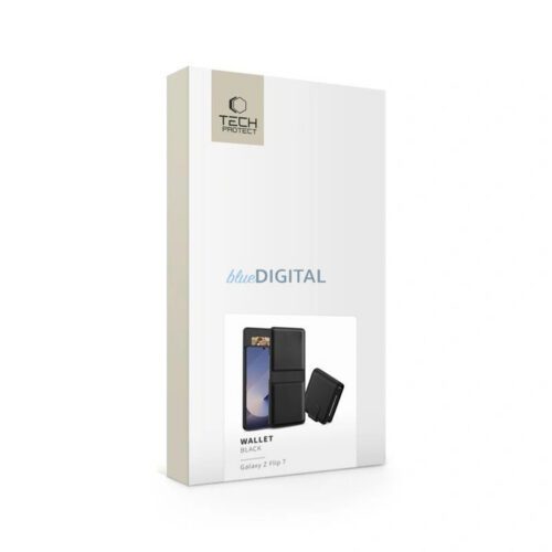 Samsung Z Flip 6/7 FE Tech-Protect Könyvtok - Fekete - Image 2
