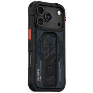 Skinarma Aegis tok iPhone 17 Pro mágneses töltés + markolat állvány tengerészgyalogsághoz