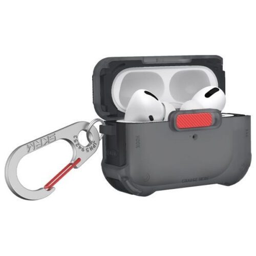 Skinarma Mecha tok AirPods Pro 2 - füstszürke - Image 2