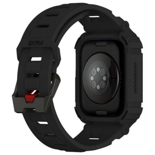 Skinarma Mecha tok szíjjal Apple Watch 4/5/6/7/8/9/SE/SE2 (44/45mm) - fekete - Image 2