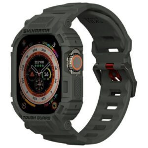 Skinarma Mecha tok szíjjal Apple Watch Ultra/Ultra2 (49mm) - olajzöld