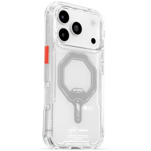 Skinarma Saido tok iPhone 17 Pro mágneses töltés átlátszó