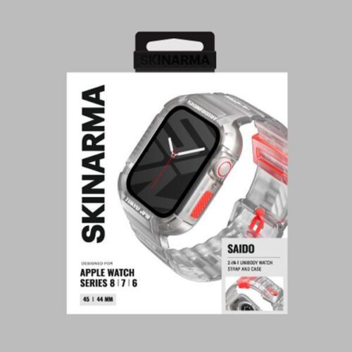 Skinarma Saido tok szíjjal Apple Watch 4/5/6/7/8/9/SE/SE2 (44/45mm) - átlátszó - Image 2