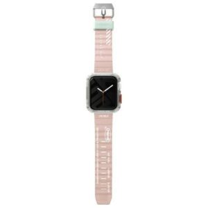 Skinarma Shokku csereszíj Apple Watch 42/44/45mm - halvány rózsaszín