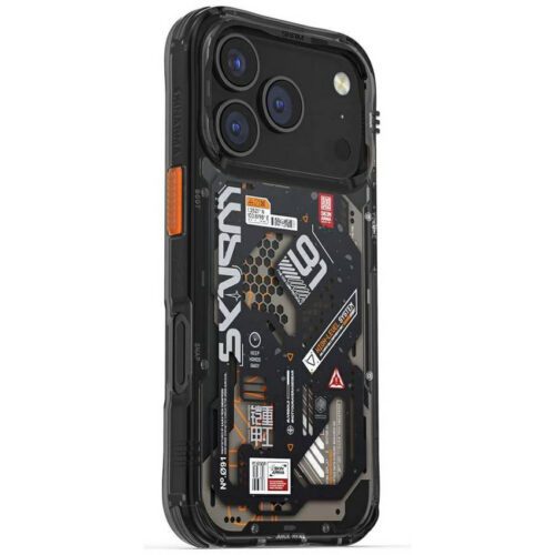 Skinarma Spectra tok iPhone 17 Pro mágneses töltés Fekete
