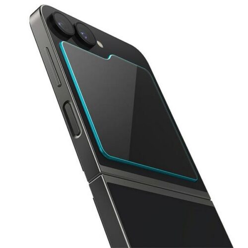 Spigen Glas.tR EZ Fit edzett üveg felhelyezést segítő kerettel Samsung Galaxy Z Flip 6 (2db) (elülső kijelző) - Image 2