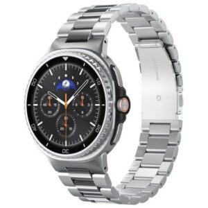 Spigen Modern Fit szíj Samsung Galaxy Watch 8/Classic 40/44/46mm ezüst színű órához