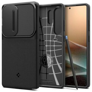 Spigen Optik Armor tok Samsung Galaxy S25 Ultra - fekete