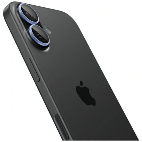 Spigen Optik Pro Glas.TR "EZ FIT" kameravédő 2db iPhone 17 / 16 / 16 Plus készülékhez kék - Image 2
