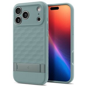 Spigen Parallax "S" MAG MagSafe tok iPhone 17 Pro Max-hoz Zöld