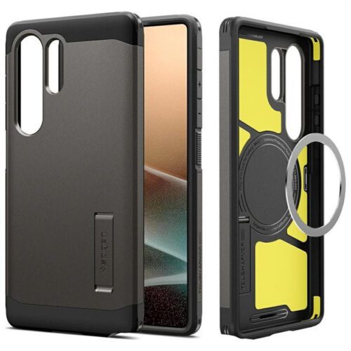 Spigen Tough Armor MagSafe-kompatibilis tok Samsung Galaxy S25 Ultra - szürke