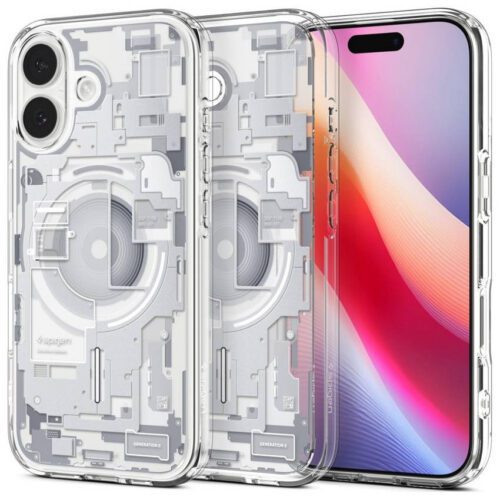 Spigen Ultra Hybrid Mag Mag MagSafe tok iPhone 17 Zero One fehérhez