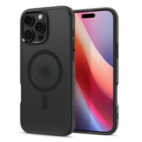 Spigen Ultra Hybrid MagSafe tok iPhone 16 Pro - áttetsző fekete